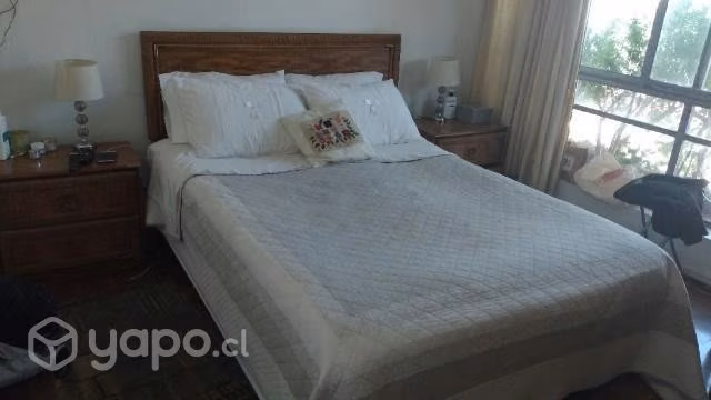 Cama 2 plazas + respaldo