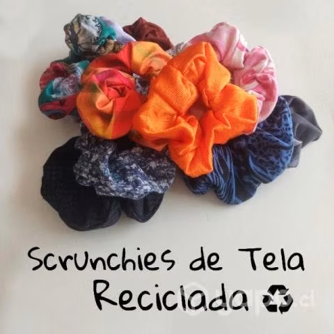 Scrunchies al por mayor | Colets de tela reciclada