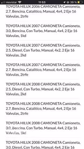 Rótula bandeja superior Toyota Hilux