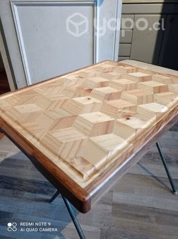 Espectacular tabla de asado, cortar o picar 3D