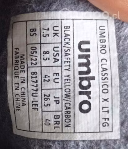 Zapatos de fútbol Umbro