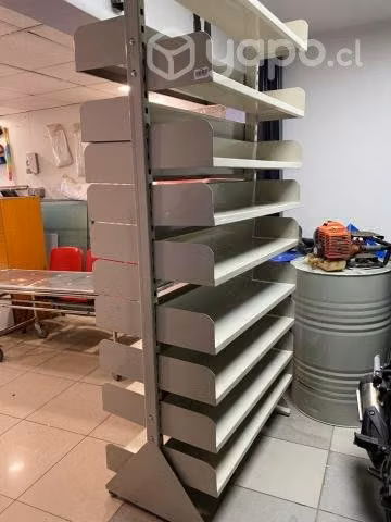 Biblioteca exhibidor metálica buen estado
