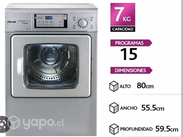 Secadora de Ropa Fensa 7Kg.