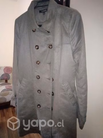 Chaqueta larga gris marca nicopoly