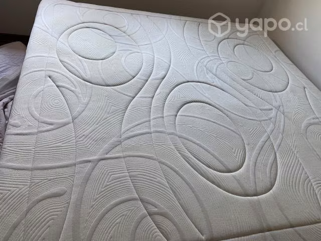 Cama super king Rosen modelo nabis. Base dividida