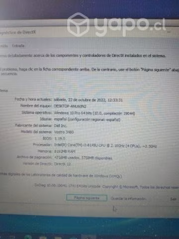 Notebook dell 14"