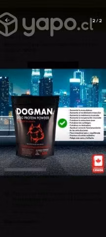 Suplemento proteinico para perros