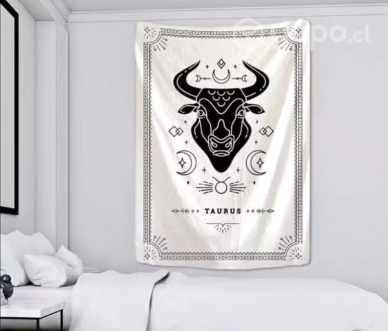 Paño de Decoración - Zodiaco Tauro Nuevo 95 x 75cm