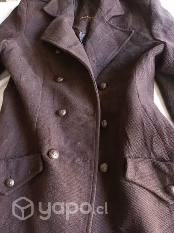 Abrigo café talla M - Imagen 3