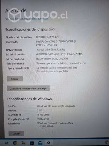 Notebook gamer Lenovo ni