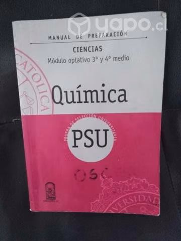 Manual de preparación Ciencias Química. Módulo opt