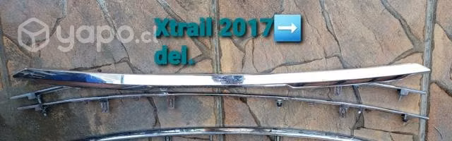 Cromado parachoques delantero Xtrail 2017 2022 det