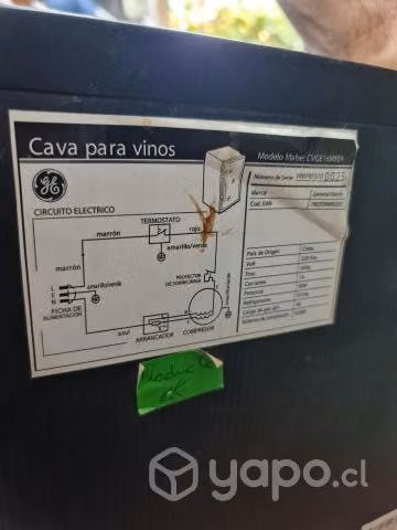 Cava para vinos Modelo: CVGE16MX01