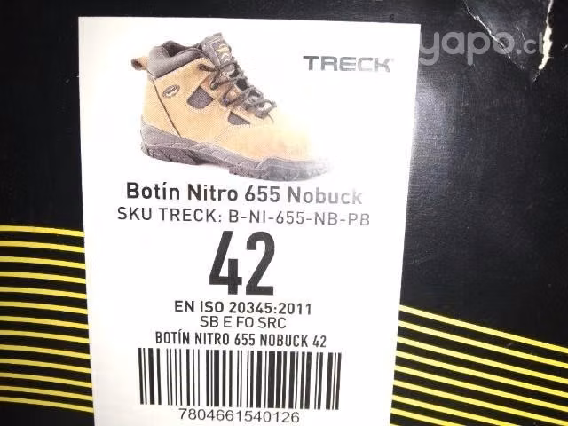 Botin Seguridad Treck