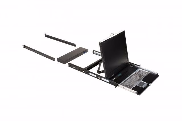 ServTray Cajón de consola LCD de 19" y 8 puertos c
