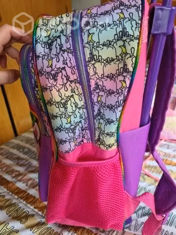 Mochila usada con ruedas (detalles)