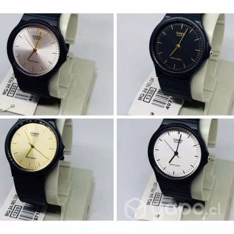Reloj casio mq24-e-1a resina nuevos