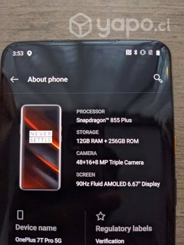 OnePlus 7T Pro McLaren 12/256