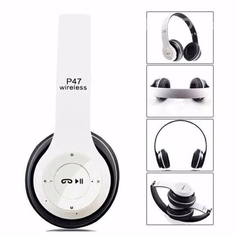 Audífonos Bluetooth P47 Inalámbricos Radio FM