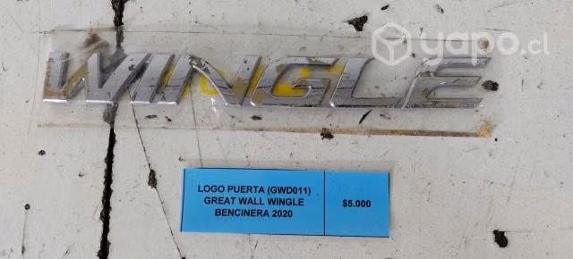Logo Puerta (GWD011) Great Wall Wingle Bencinera
