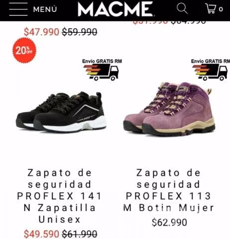 Botín de seguridad cuero mujer Proflex talla 36 - Imagen 4