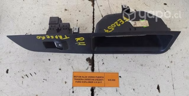 Botón Alza Vidrio Puerta Tras Der Ford Explorer