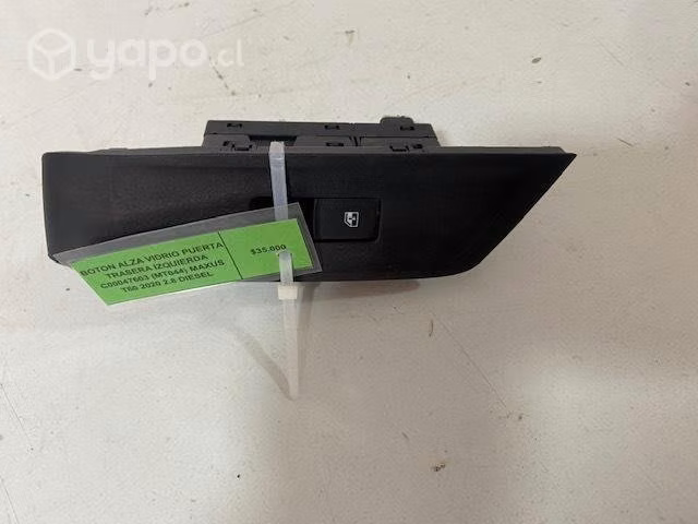 Boton alza vidrio puerta trasera izq (MT044)