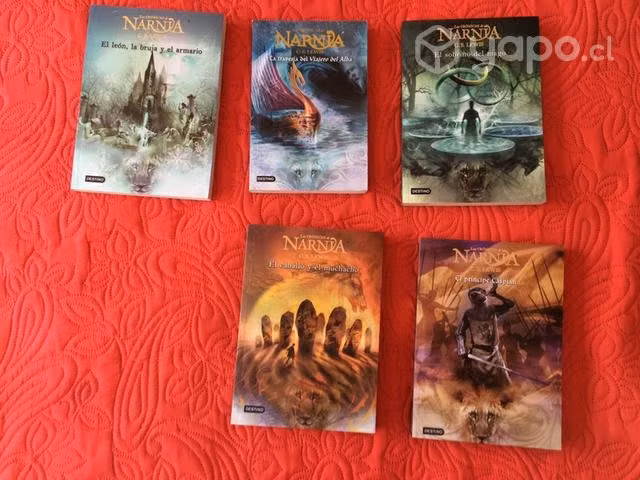 Colección 5 libros Crónicas de Narnia