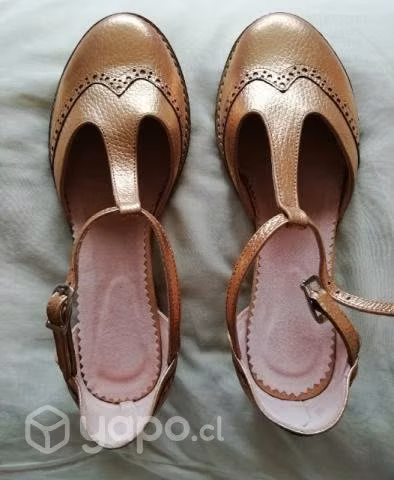 Zapatos de cuero mujer