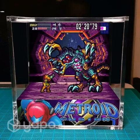 Metroid fusion cubo diorama