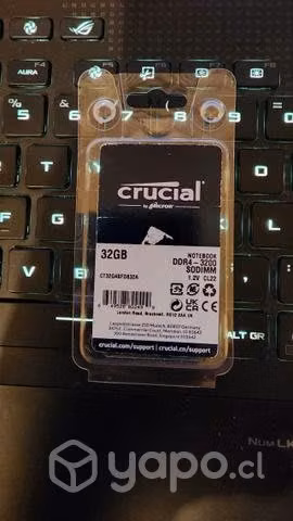 Memoria ram notebook 32gb