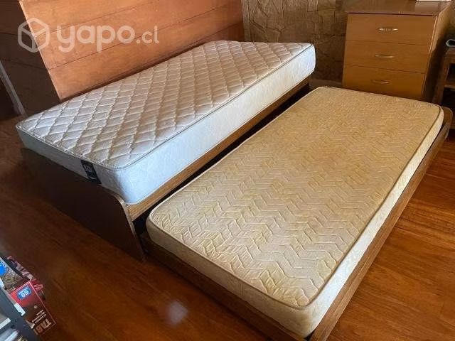 Cama nido plaza y media