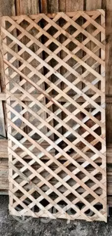 Treillage de madera con marco