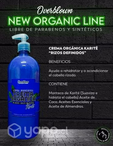 Cremas capilares orgánicas
