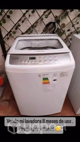 Lavadora Samsung 8 kilos como nueva 8 meses de uso