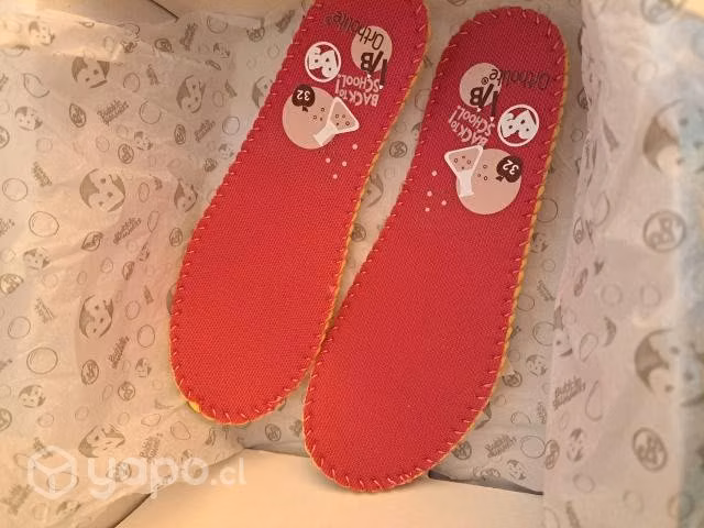 Zapatillas escolares niña talla 32