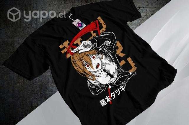 Poleras Chainsaw Man Denji Power Anime - Imagen 2