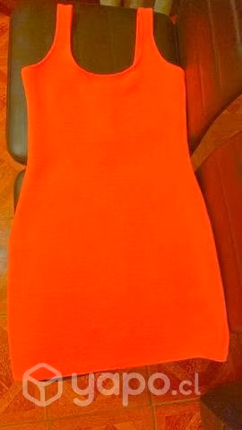 Vestido opposite rosado flúor