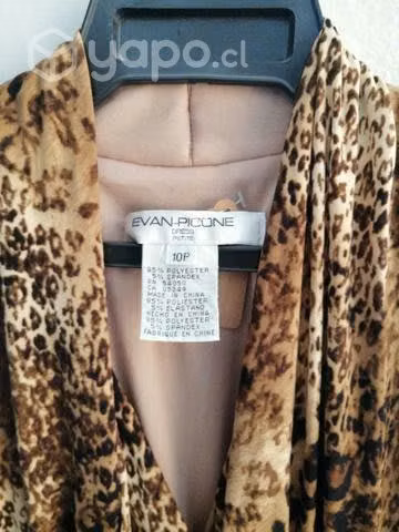 Vestido animal print