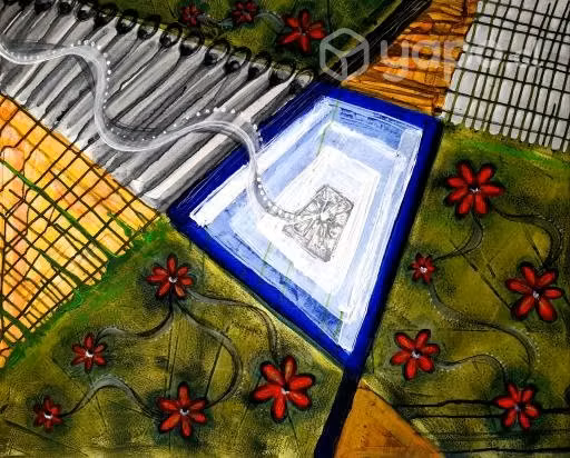 Cuadros obras de arte en acrílico. 100%