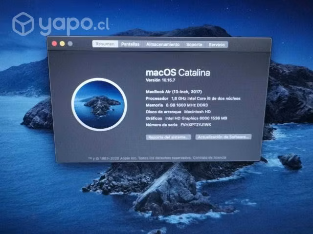 Macbook Air 2017