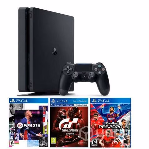 Ps4 1tb + Gran turismo + FIFA 21 + PES2020