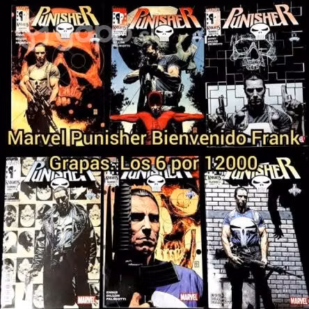 Grapa Marvel Punisher Bienvenido Frank Completa