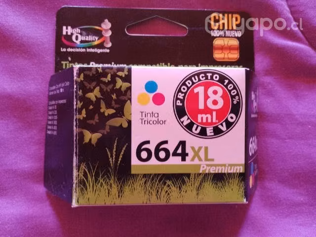 Tinta impresora 664xl