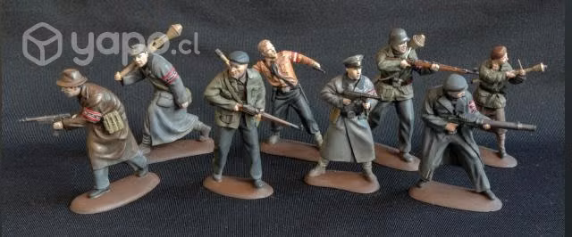 Maqueta Soldados Volkssturm Alemán (40), 1945, 1/7