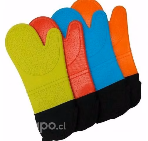 Par de Guantes Silicona De Cocina