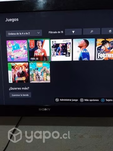 Xbox one 2 controles 5 juegos físicos 3 digitales