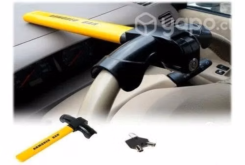 Traba Volante Antirrobo Seguridad De Acero + Llave