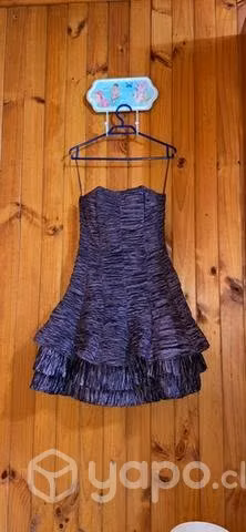 Vestido gala fiesta talla m color palo rosa