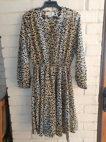 Vestido animal print